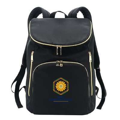 Deluxe Nylon Travel Computer Backpack