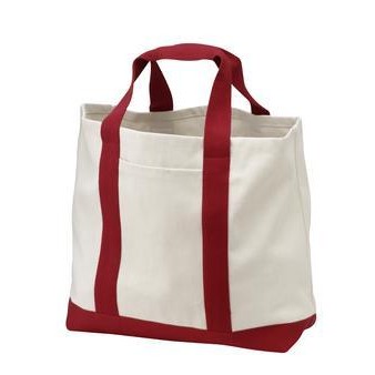 Port Authority® - Ideal Twill Two-Tone Shopping Tote.